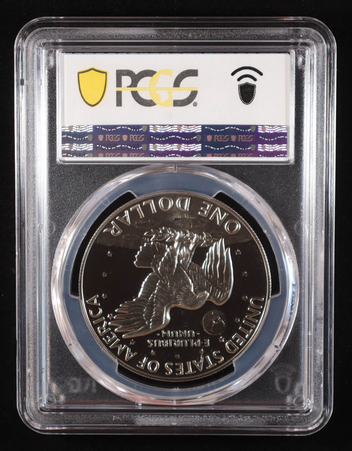 1977-S Eisenhower Silver Dollar - Deep Cameo Proof (PCGS PR69DCAM) at PristineAuction.com 1977-S Eisenhower Silver Dollar - Deep Cameo Proof (PCGS PR69DCAM) at PristineAuction.com