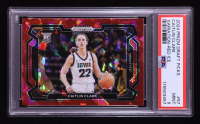 Caitlin Clark 2024-25 Panini Prizm Draft Picks Variation Red Ice Prizm #57 RC (PSA 9) at PristineAuction.com