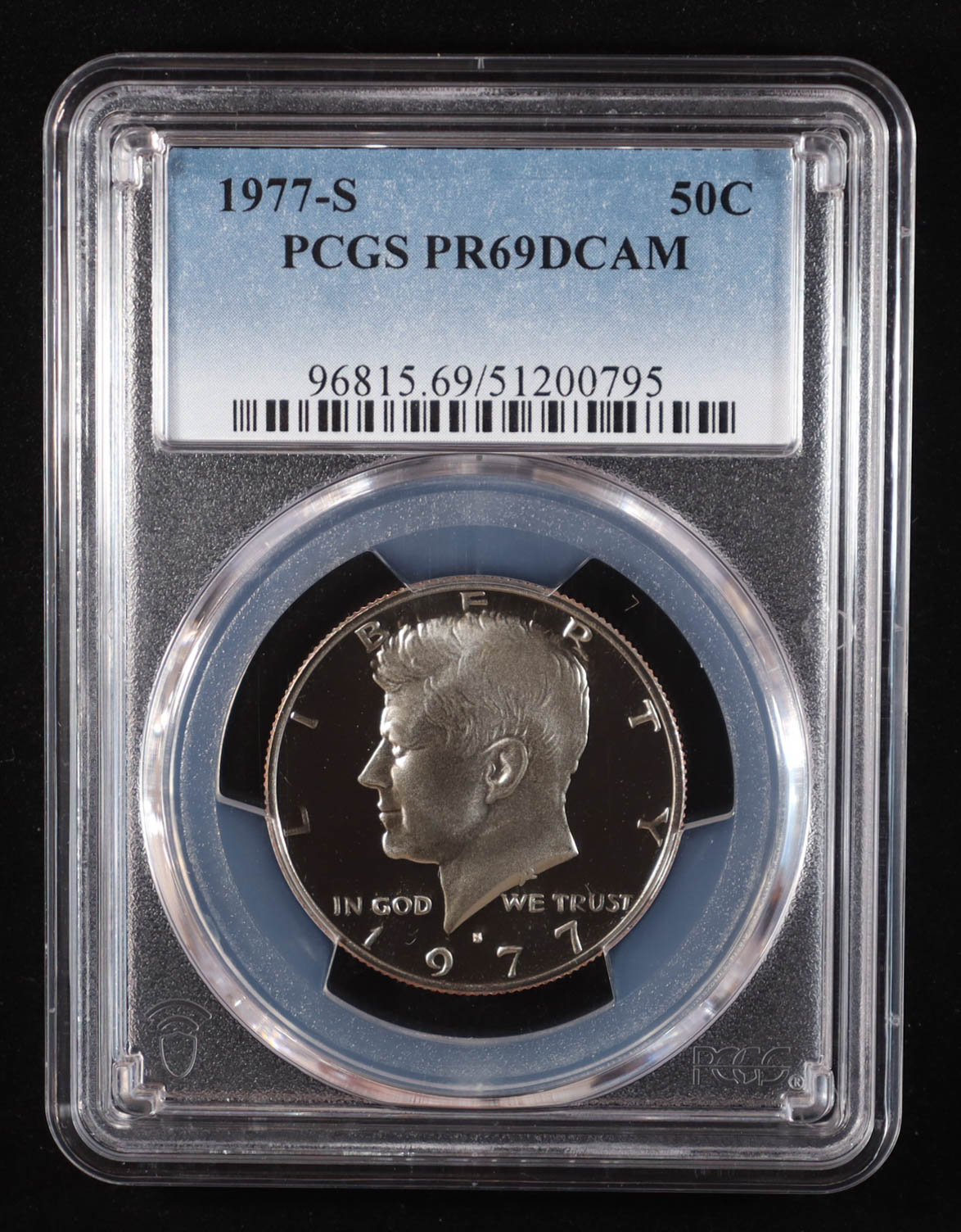 1977-S Eisenhower Silver Dollar - Deep Cameo Proof (PCGS PR69DCAM) at PristineAuction.com 1977-S Eisenhower Silver Dollar - Deep Cameo Proof (PCGS PR69DCAM) at PristineAuction.com