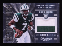 Geno Smith 2013 Prestige Prestigious Picks Materials Platinum Patch #6 RC #04/49 at PristineAuction.com