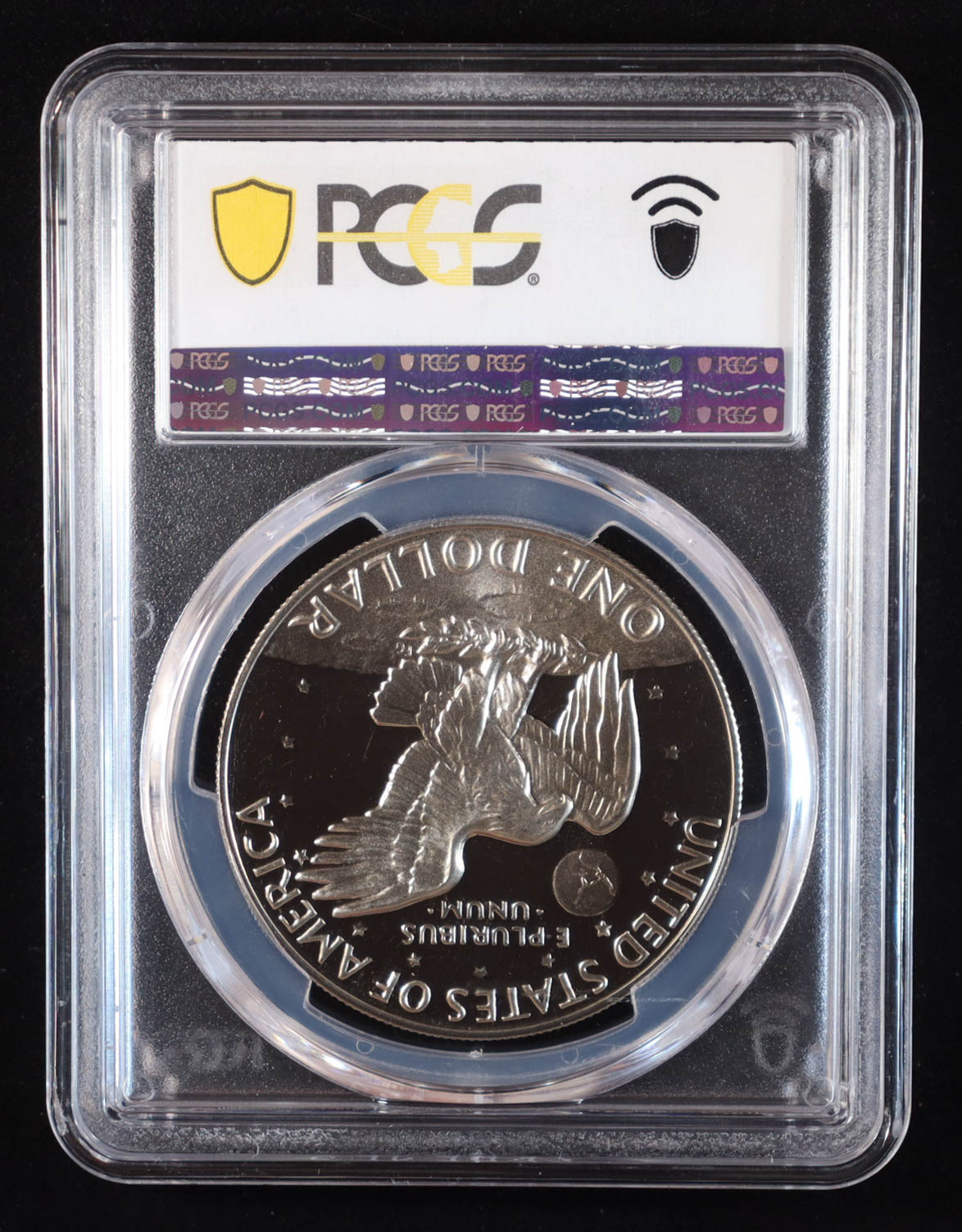 1977-S Eisenhower Silver Dollar - Deep Cameo Proof (PCGS PR69DCAM) at PristineAuction.com 1977-S Eisenhower Silver Dollar - Deep Cameo Proof (PCGS PR69DCAM) at PristineAuction.com