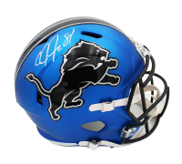 Calvin Johnson Signed Lions Full-Size Alternate Speed Helmet (Radtke) at PristineAuction.com
