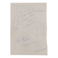 Film Stars and Entertainers | 8x12 Album Page Signed by (12) with Lee Marvin, Ronnie Corbett, Michael Hordern (Beckett) at PristineAuction.com