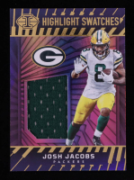 Josh Jacobs 2024 Panini Illusions Highlight Swatches #2 at PristineAuction.com