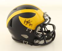 Rod Moore Signed Michigan Wolverines Speed Mini Helmet (Schwartz) at PristineAuction.com