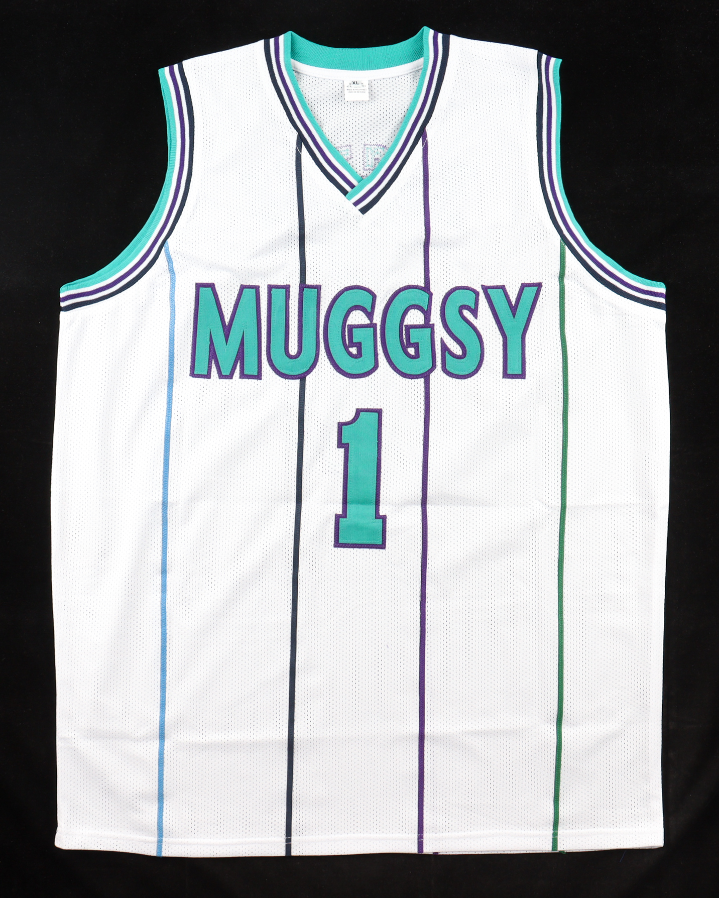 Muggsy Bogues Signed Jersey (JSA) at PristineAuction.com Muggsy Bogues Signed Jersey (JSA) at PristineAuction.com