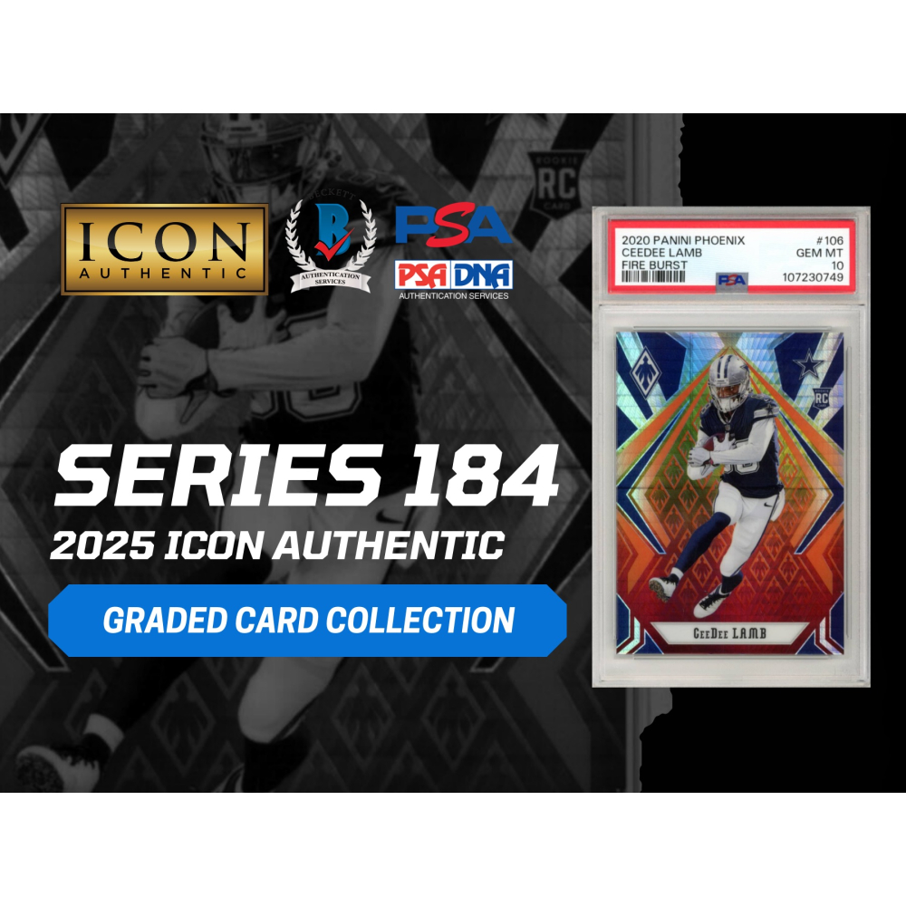 2025 Icon Authentic Graded Card Collection Mystery Box Series 184 at PristineAuction.com