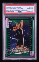 Victor Wembanyama 2023-24 Topps Chrome Film Study Green Topps Refractors #FS13 RC (PSA 10) at PristineAuction.com
