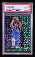 Luka Doncic 2022-23 Panini Mosaic Elevate Mosaic Green #19 (PSA 10) at PristineAuction.com