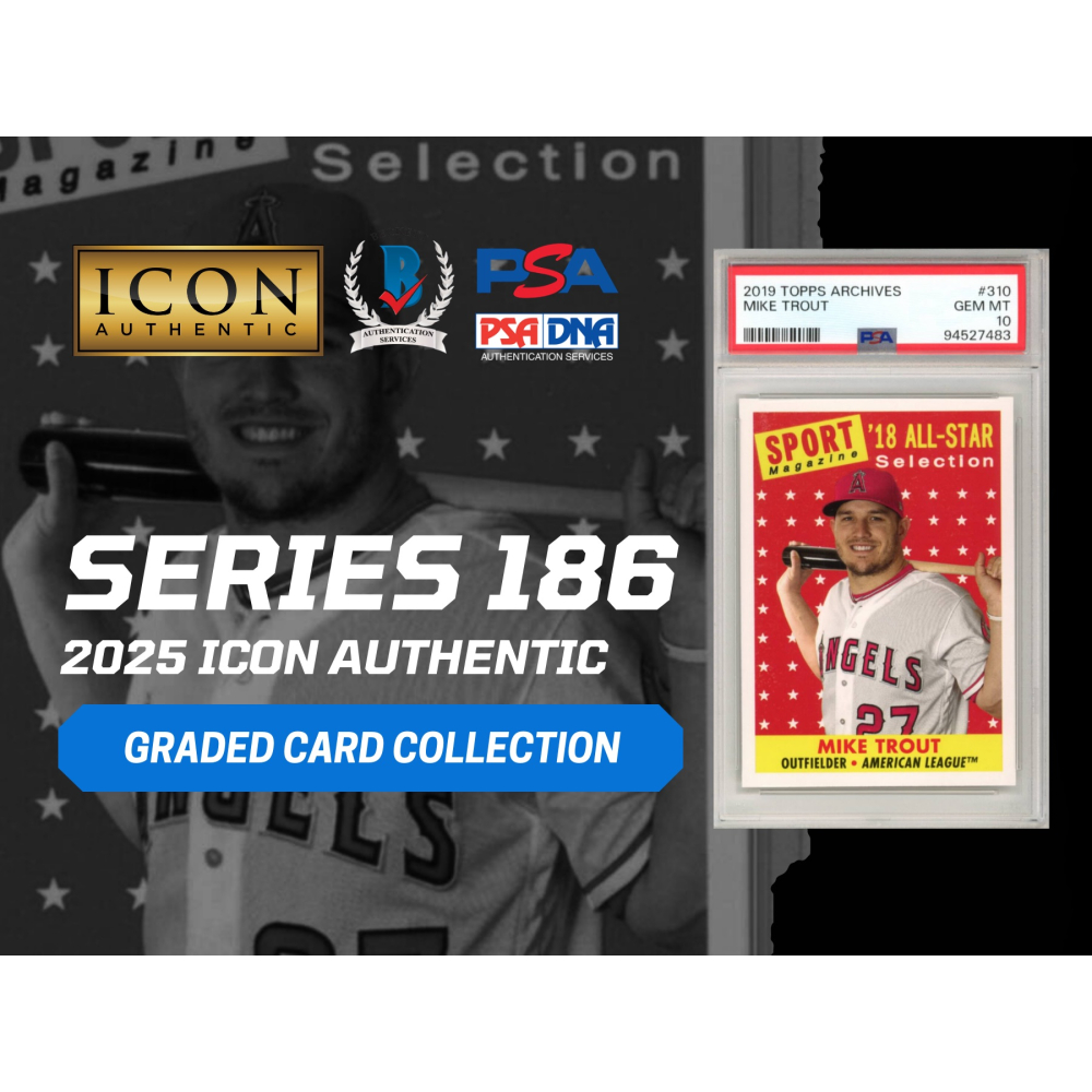 2025 Icon Authentic Graded Card Collection Mystery Box Series 186 at PristineAuction.com