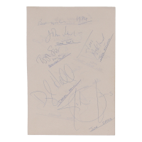 TV Stars and Entertainers | 8x12 Album Page Signed by (10) with John Hurt, Daryl Hall, Omar Sharif (Beckett) at PristineAuction.com