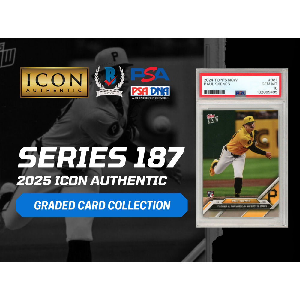 2025 Icon Authentic Graded Card Collection Mystery Box Series 187 at PristineAuction.com