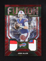 Josh Allen 2022 Panini Elements Fusion Swatches Cobalt #1 #09/27 at PristineAuction.com