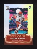 Xavier Worthy 2024 Donruss Optic Uptowns #7 RC at PristineAuction.com