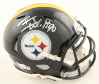 T.J. Watt Signed Steelers Speed Mini Helmet (Fanatics) at PristineAuction.com