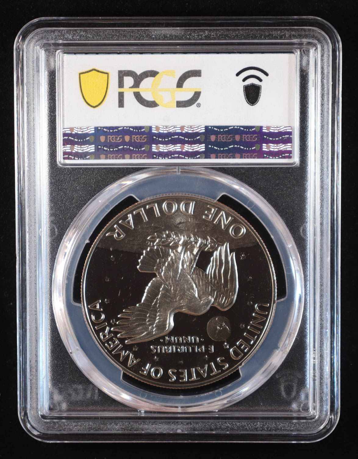 1977-S Eisenhower Silver Dollar - Deep Cameo Proof (PCGS PR69DCAM) at PristineAuction.com 1977-S Eisenhower Silver Dollar - Deep Cameo Proof (PCGS PR69DCAM) at PristineAuction.com