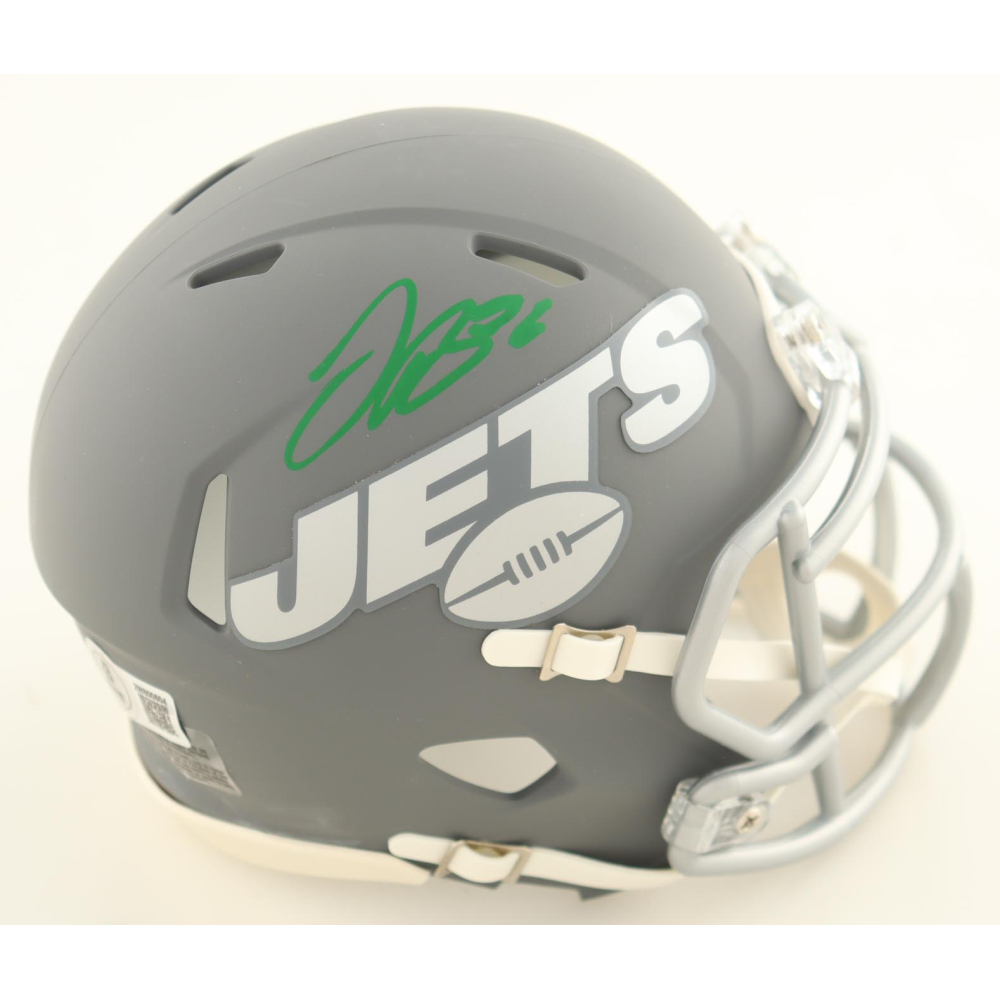 Le'Veon Bell Signed Jets Slate Alternate Speed Mini Helmet (Beckett) at PristineAuction.com