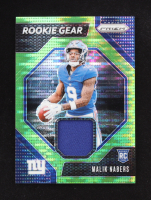 Malik Nabers 2024 Panini Prizm Rookie Gear Neon Green Pulsar #4 RC at PristineAuction.com