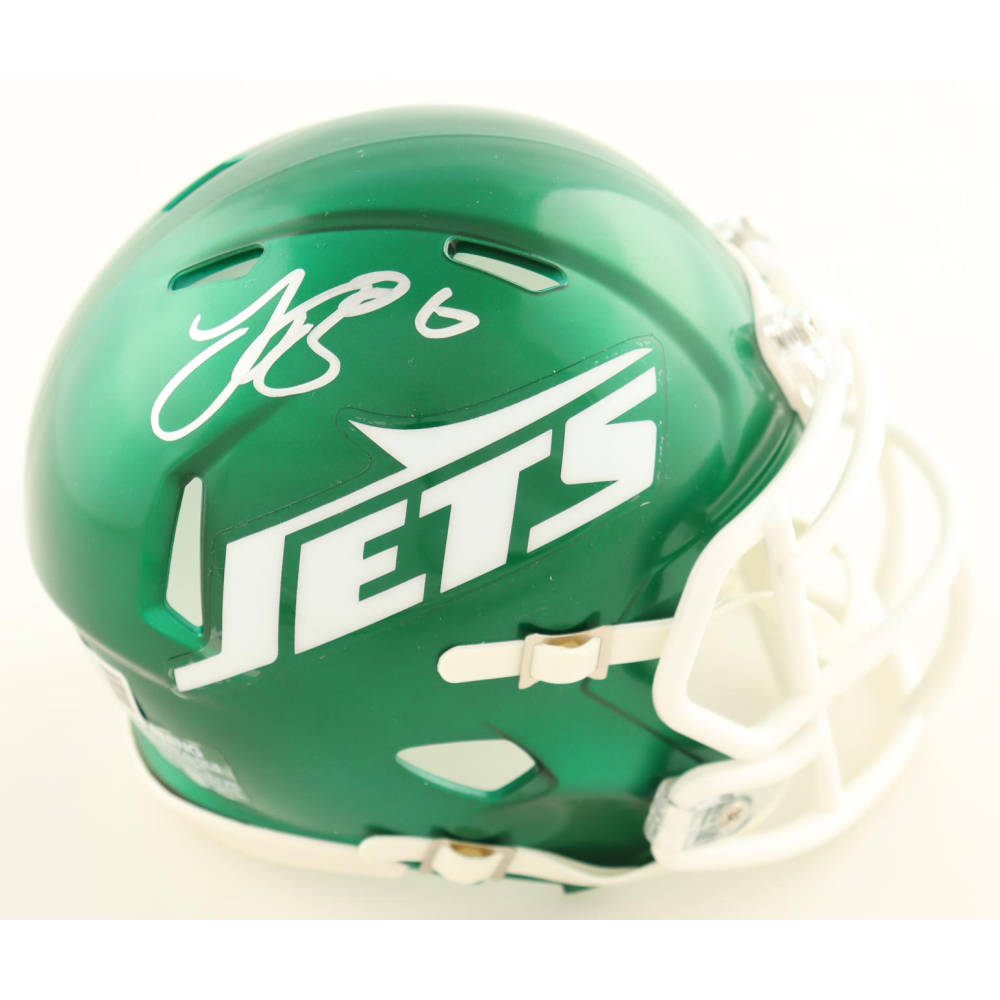Le'Veon Bell Signed Jets Speed Mini Helmet (Beckett) at PristineAuction.com