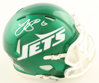 Le'Veon Bell Signed Jets Speed Mini Helmet (Beckett) at PristineAuction.com