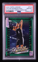 Victor Wembanyama 2023-24 Topps Chrome Film Study Green Topps Refractors #FS13 RC (PSA 10) at PristineAuction.com