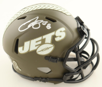 Le'Veon Bell Signed Jets Salute to Service Alternate Speed Mini Helmet (Beckett) at PristineAuction.com