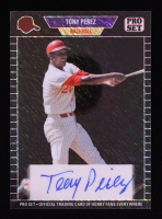Tony Perez 2024 Leaf Collective '89 Pro Set Autographs Shimmer Black #89ATP1 #1/1 at PristineAuction.com