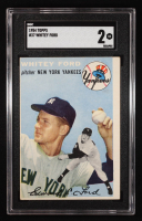 Whitey Ford 1954 Topps #37 (SGC 2) at PristineAuction.com