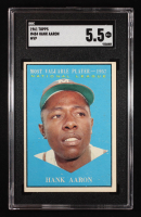 Hank Aaron 1961 Topps #484 MVP (SGC 5.5) at PristineAuction.com