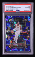 Victor Wembanyama 2023 Select Blue Cracked Ice #87 RC (PSA 10) at PristineAuction.com