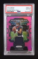 CJ Stroud 2023 Panini Prizm Rookie Gear Prizms Pink #2 RC (PSA 10) at PristineAuction.com