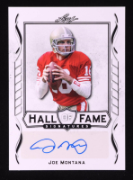 Joe Montana 2021 Leaf Hall of Fame Signatures #HOFJM1 at PristineAuction.com