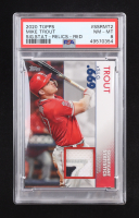 Mike Trout 2020 Topps Significant Statistics Relics Red #SSRMT2 #05/25 (PSA 8) at PristineAuction.com