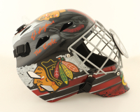 Ed Belfour Signed Blackhawks Full-Size Goalie Mask Inscribed "The Eagle" (Schwartz) at PristineAuction.com