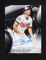 Jackson Holliday 2025 Topps Chrome Black Autographs #CBAJH at PristineAuction.com
