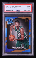 Jayson Tatum 2017-18 Donruss #198 RC (PSA 9) at PristineAuction.com