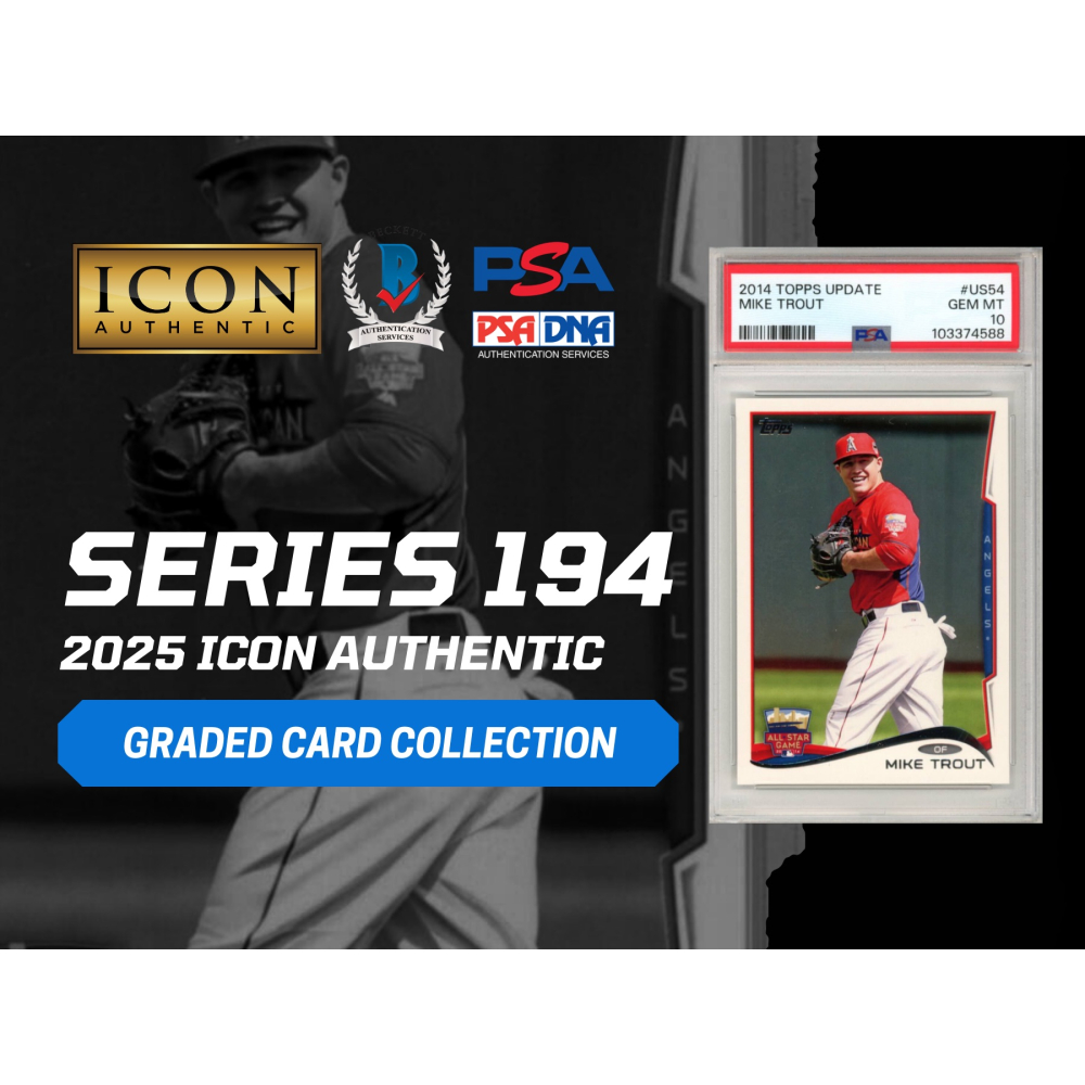2025 Icon Authentic Graded Card Collection Mystery Box Series 194 at PristineAuction.com