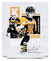 Shane Wright Signed LE "All-Time RC Goal Leader" 16x24 Photo (UDA) at PristineAuction.com