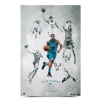Miles Bridges Signed LE Hornets "On The Rise" 16x24 Photo (UDA) at PristineAuction.com