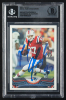 Rob Gronkowski Signed 2013 Topps #210A (BGS) at PristineAuction.com