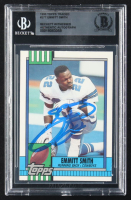 Emmitt Smith Signed 1990 Topps Traded #27T RC (BGS) at PristineAuction.com
