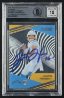 Justin Herbert Signed 2020 Panini Clear Vision Rookies #3 RC (BGS | Auto Grade 10) at PristineAuction.com