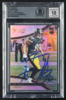 T.J. Watt Signed 2017 Select Prizm SIlver #259 RC (BGS | Auto Grade 10) at PristineAuction.com
