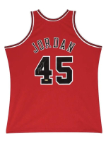 Michael Jordan Signed Bulls Mitchell & Ness Authentic Jersey (UDA) at PristineAuction.com