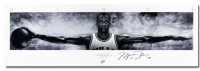 Michael Jordan Signed LE "Wings" 20th Anniversary 23x72 Photo Inscribed "2009 HOF" (UDA) at PristineAuction.com