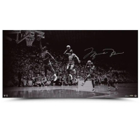 Michael Jordan Signed LE "Liftoff" Bulls 18x36 Photo (UDA) at PristineAuction.com
