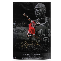 Michael Jordan Signed LE Bulls 24x36 Photo (UDA) at PristineAuction.com