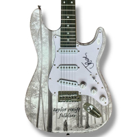 Jack Antonoff Signed "Taylor Swift: Folklore" Custom Stratocaster Guitar (JSA) at PristineAuction.com