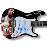Mike Tyson Signed Custom Stratocaster Electric Guitar (JSA) at PristineAuction.com