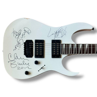 Debbie Harry, Chris Stein & Clem Burke Signed "Blondie" Ibanez Gio Electric Guitar (JSA) at PristineAuction.com